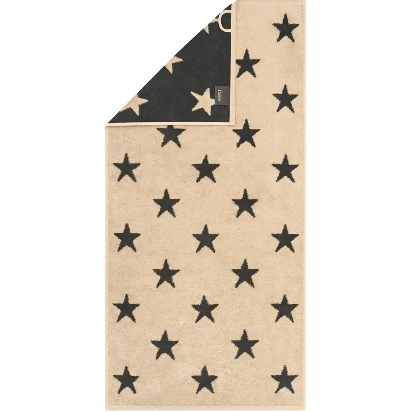 Cawö Handtuch New Stars 6260 beige-basalt