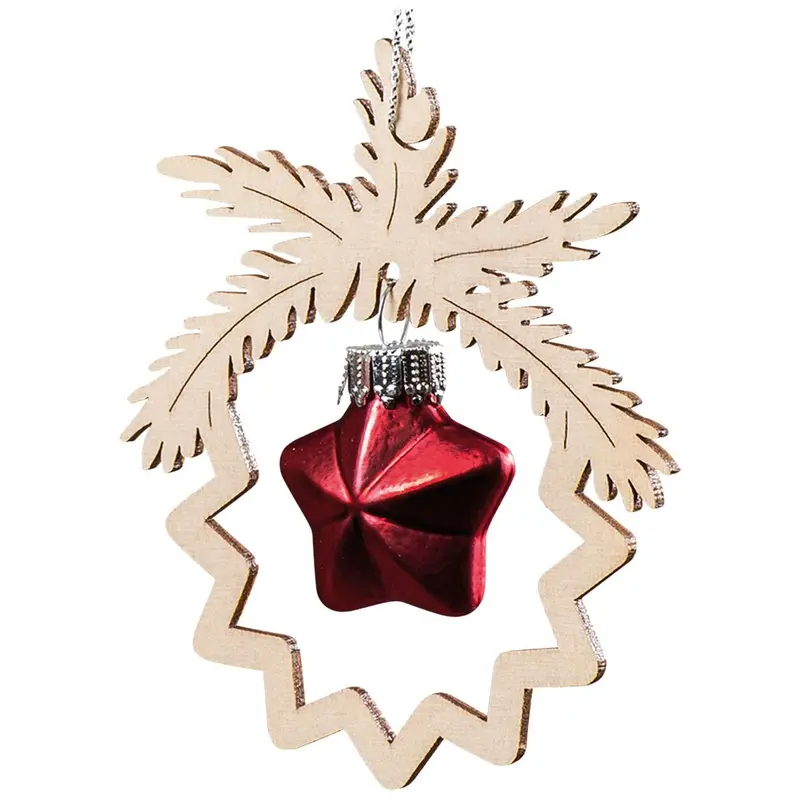 Christbaumschmuck Stern, rot