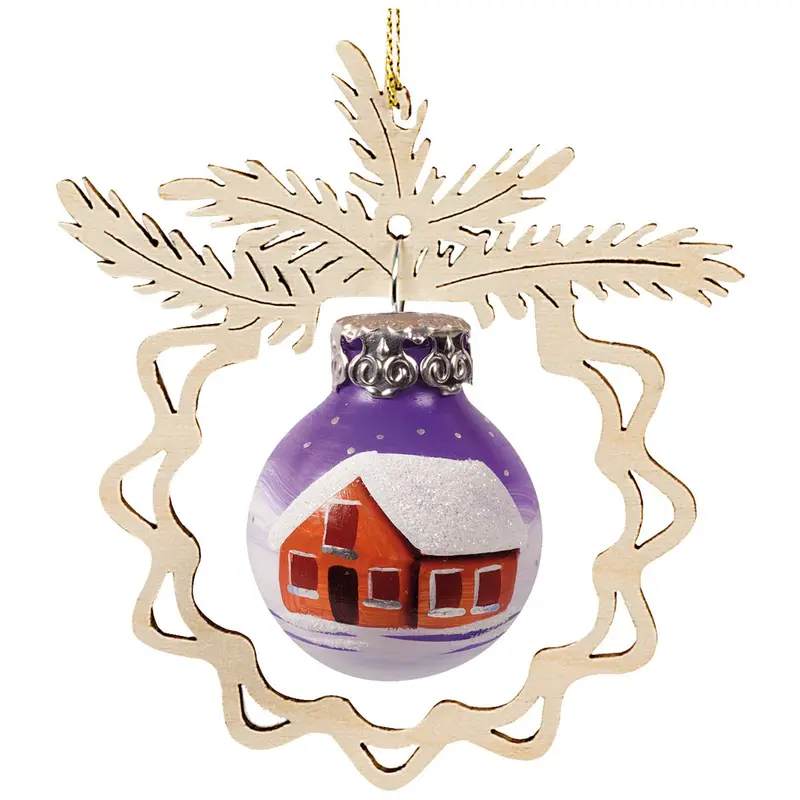 Christbaumschmuck "Winterhaus"