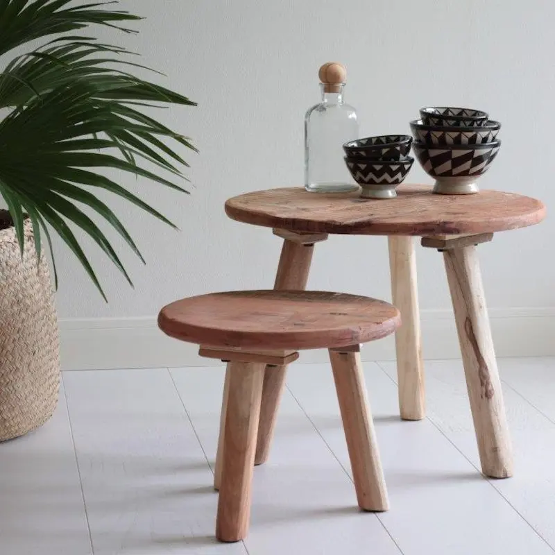 Coffee table, recyceltes Holz in 2 Größen