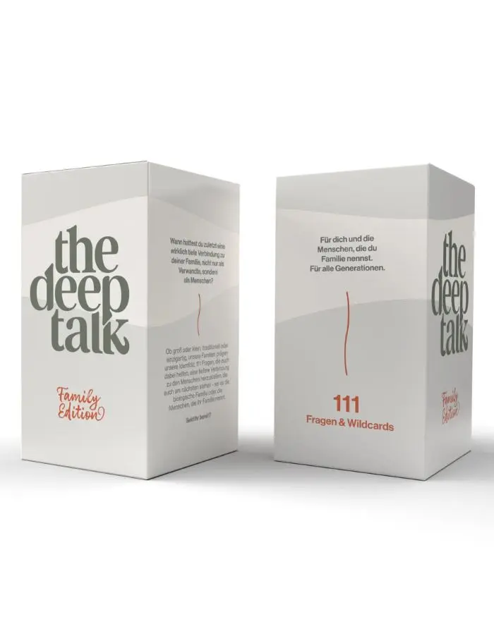Connecting Card Game I The Deep Talk / Family Edition XXL