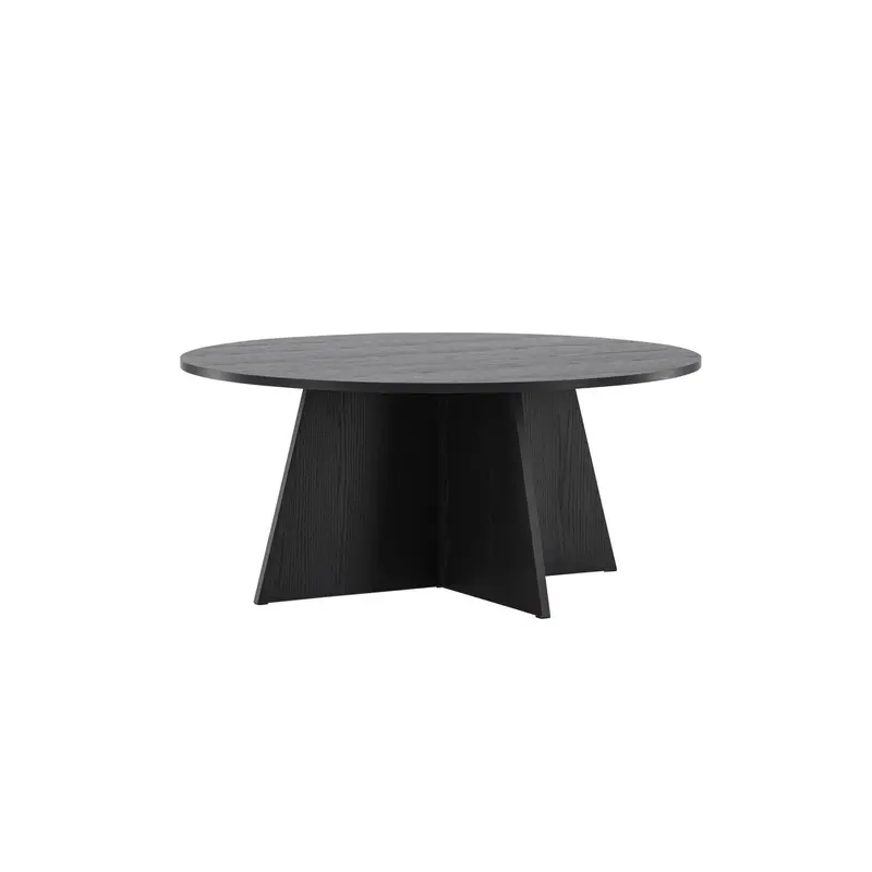 Couchtisch Bootcut Ø100cm - Schwarz