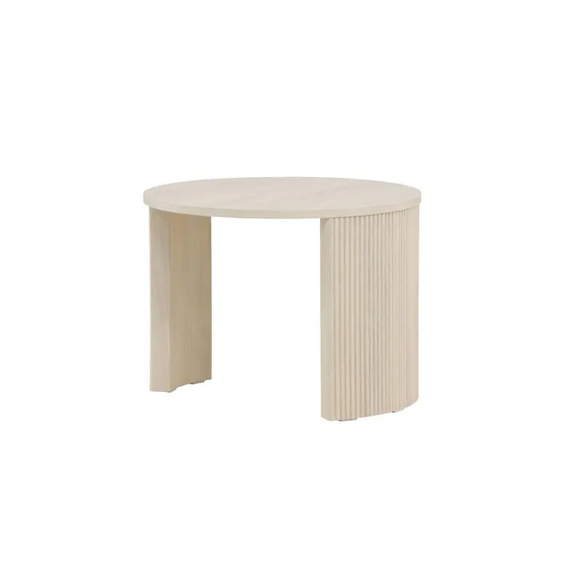 Couchtisch Bristol Ø60cm - Cremeweiß
