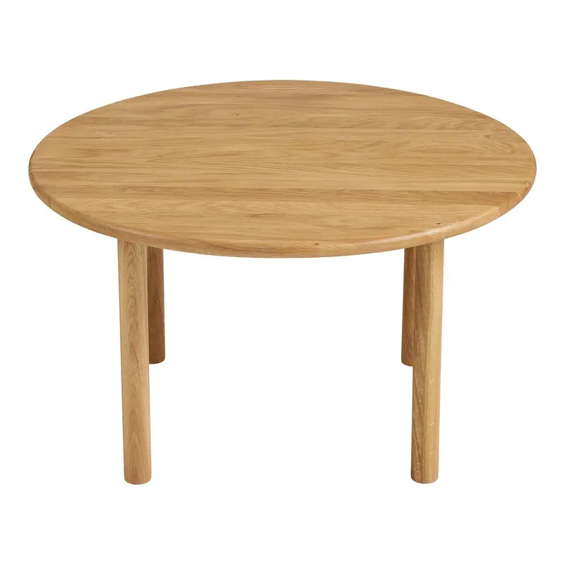 Couchtisch Jena aus Eichenholz Ø70cm - Hellbraun