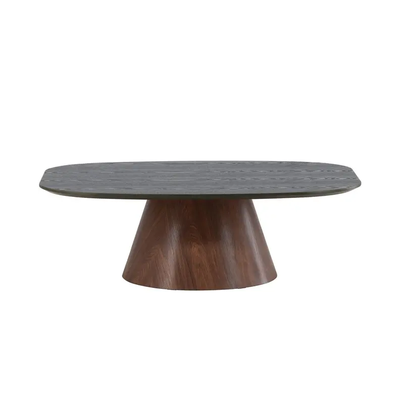 Couchtisch Lanzo 120cm - Dunkelgrün & Braun