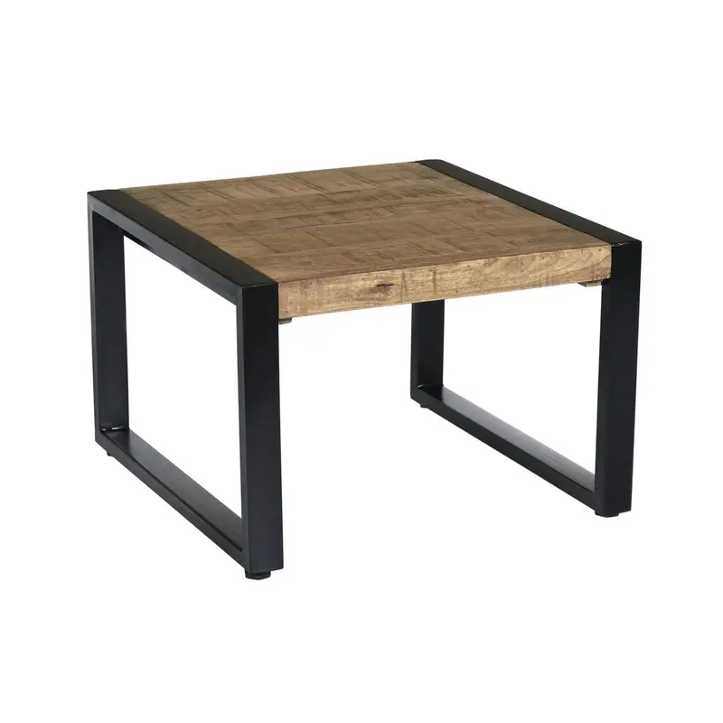 Couchtisch Nairobi Ø60cm aus Massivholz - Braun