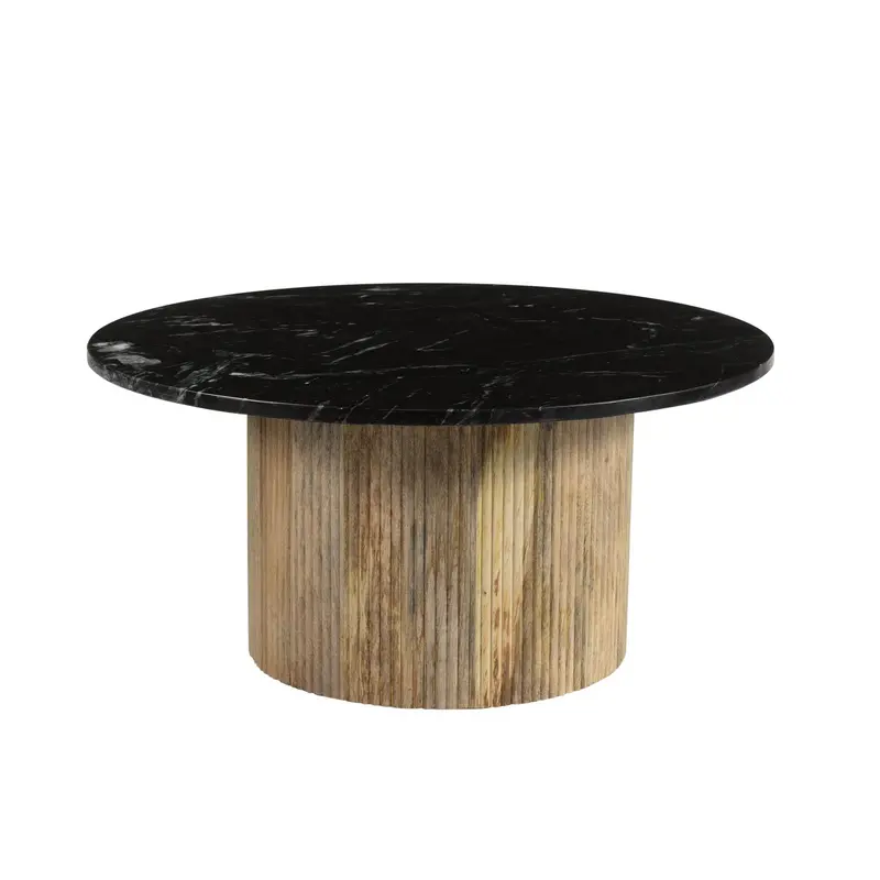 Couchtisch Nova Ø70cm - Schwarz