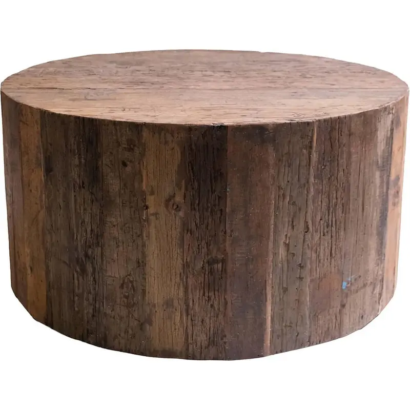 Couchtisch San Francisco 90cm aus Altholz
