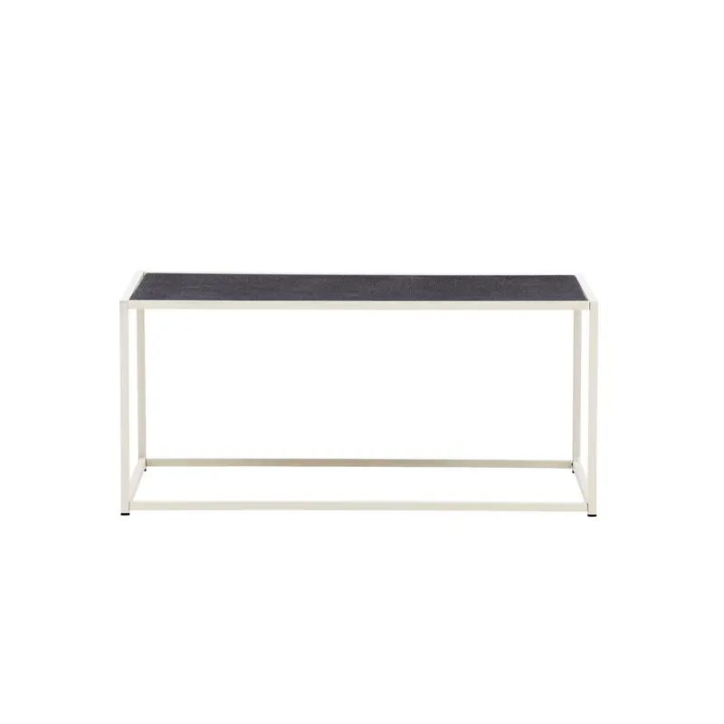 Couchtisch Siaton 110cm aus Metall - Grau