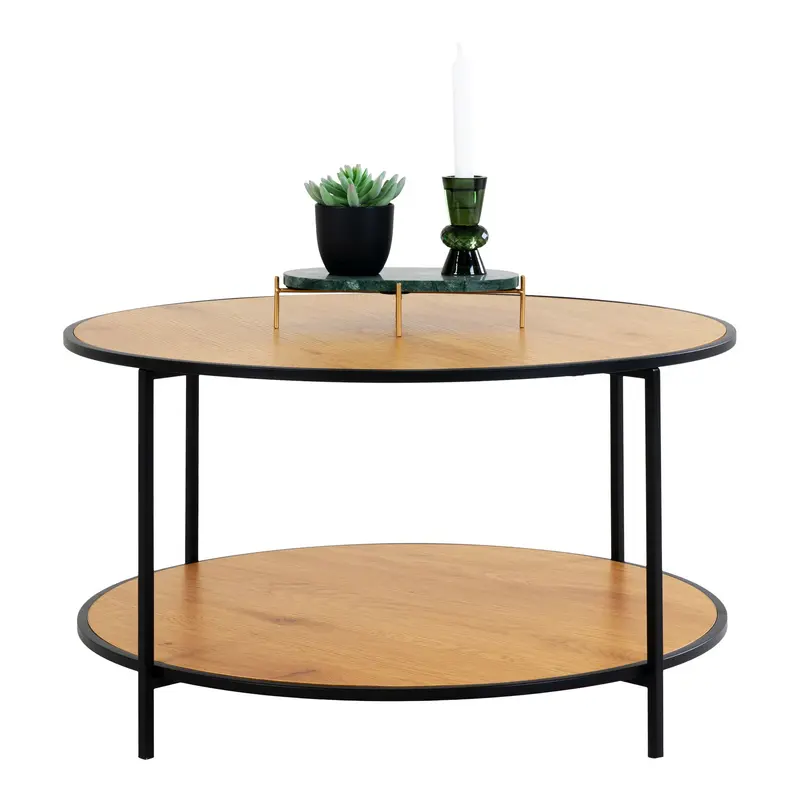 Couchtisch – Zwei Ebenen, Eichenoptik, 45 cm hoch - Vita | House Nordic