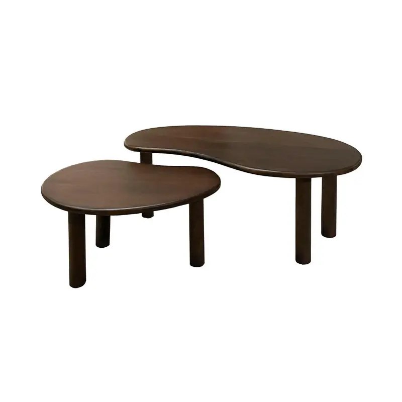 Couchtische Nubi, 2er-Set - Braun
