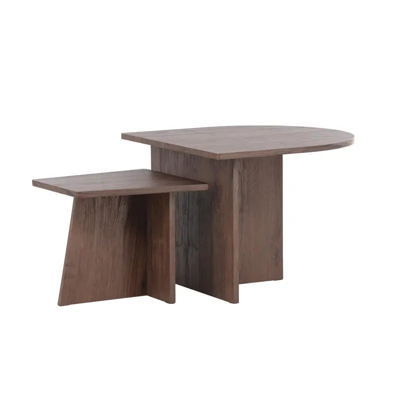 Couchtische Sala, 2er-Set - Mokka