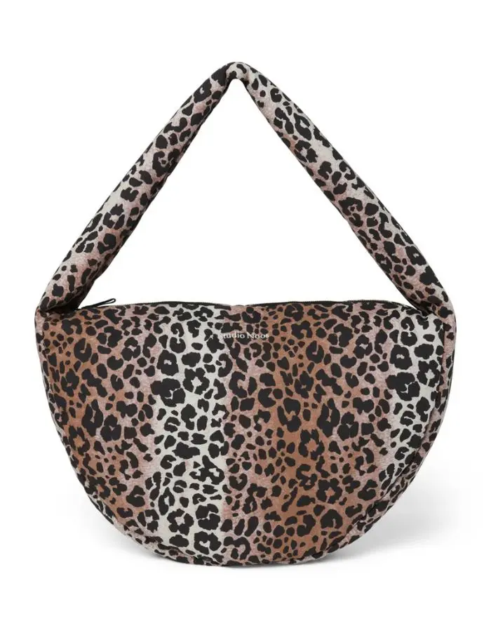Cross Body Umhängetasche Soft Cotton I Leopard Hazel