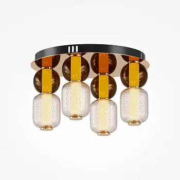 Deckenleuchte – Chrom Optik, Pures Metall, Edle Kunst - Drop | Maytoni