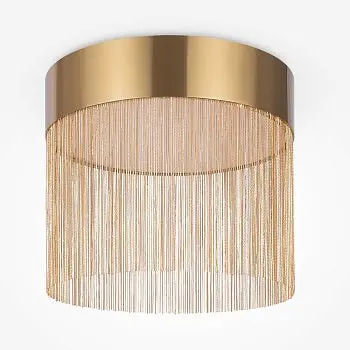 Deckenleuchte – Goldenes Metall, IP20 Schutz, Warmweiß, Ø35 cm - Imaginary | Maytoni
