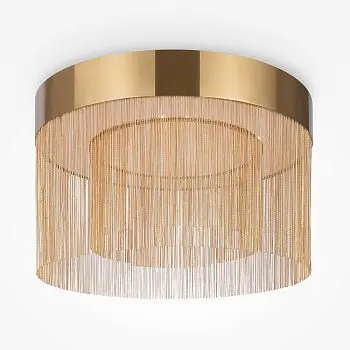 Deckenleuchte – Goldenes Metall, IP20 Schutz, Warmweiß, Ø55 cm - Imaginary | Maytoni
