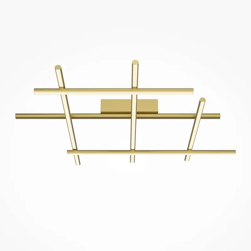 Deckenleuchte – Goldfarbenes Aluminium, 50 W Leistung, Warmweiß, 60 cm Breite - Radiance | Maytoni