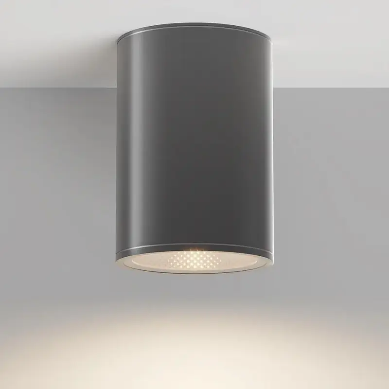 Deckenleuchte – Graphit Metall, IP65 Schutz, 155 mm Höhe, 12 W LED - Bar | Maytoni