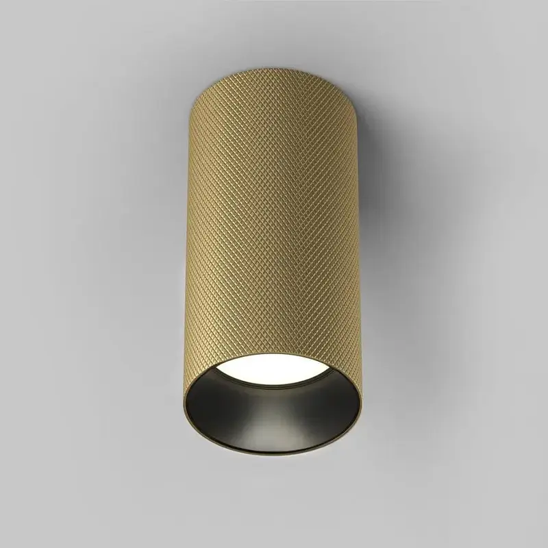 Deckenleuchte – Mattgold Finish, Aluminiumgehäuse, GU10 Fassung - Artisan | Maytoni
