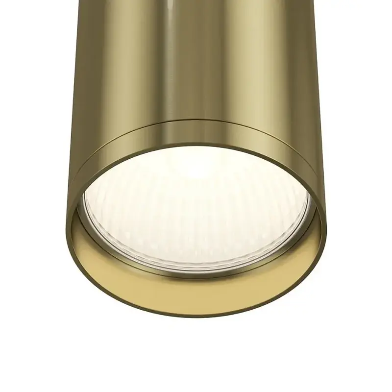 Deckenleuchte – Messing Aluminium, 1 × GU10, 10 W Leistung, Höhe 10 cm - Focus S | Maytoni