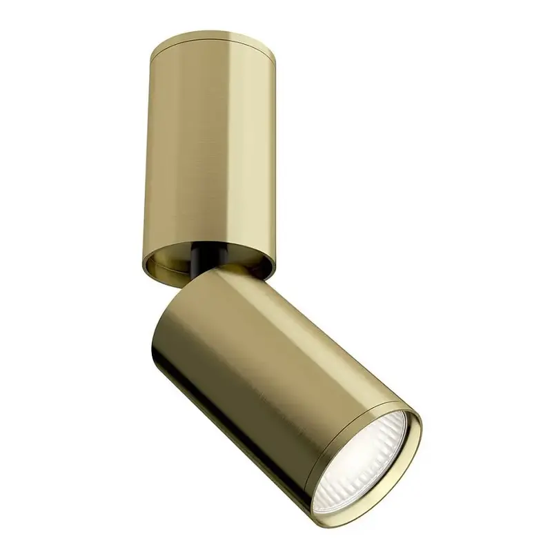 Deckenleuchte – Messing Aluminium, 1 × GU10, 10 W Leistung, Höhe 19.2 cm - Focus S | Maytoni