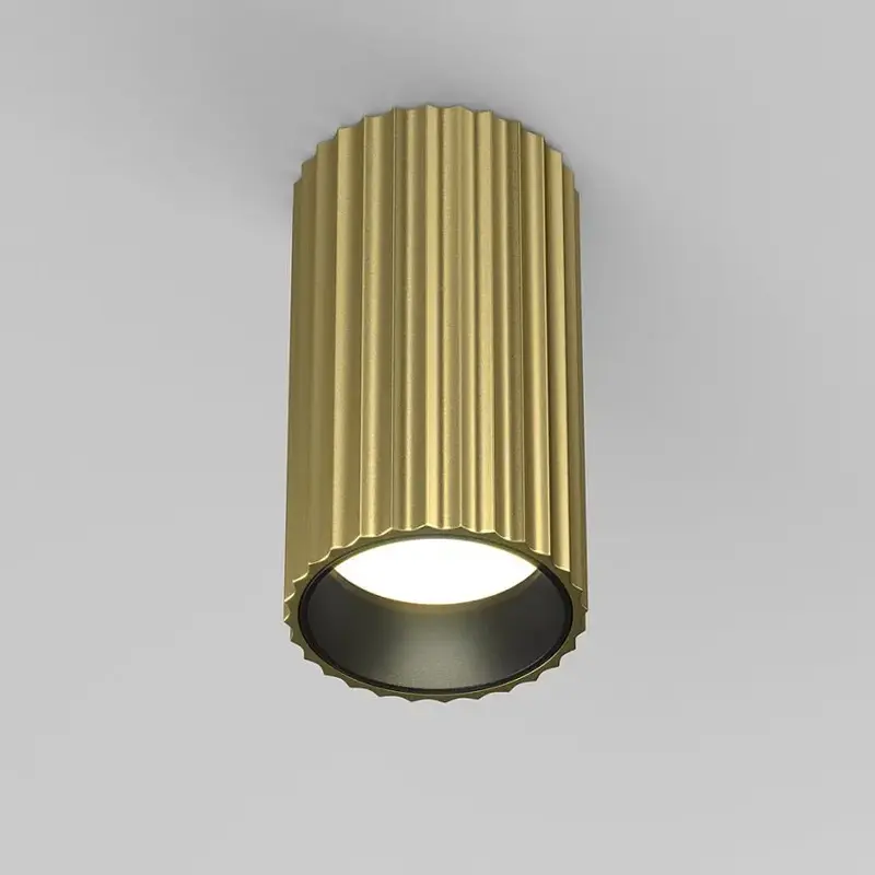 Deckenleuchte – Messing Finish, Aluminiumgehäuse, GU10 Fassung - Calipso | Maytoni