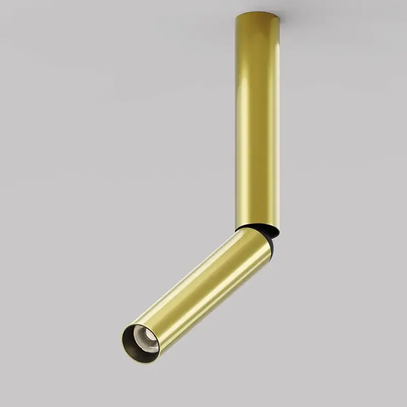 Deckenleuchte – Messingfarbenes Aluminium, 6 W LED, 440 lm, 306 mm Höhe - Focus T | Maytoni