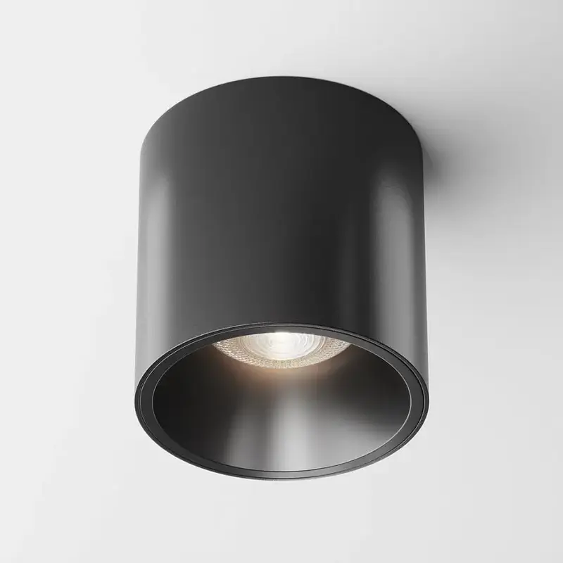 Deckenleuchte – Schwarze Oberfläche, Neutralweißes Licht, Aluminiumgehäuse, 12W - Alfa LED | Maytoni