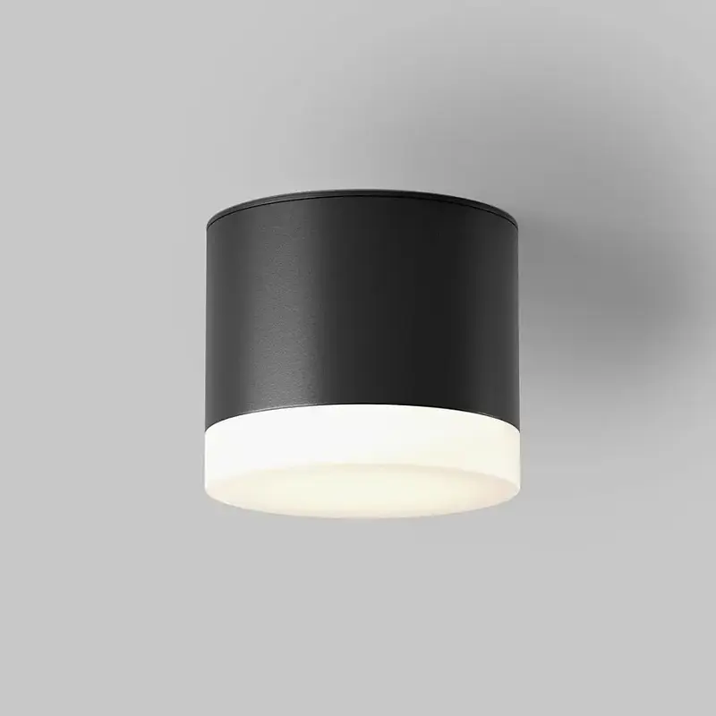 Deckenleuchte – Schwarzes Aluminium, 1× GX53 Fassung, 12 W Leistung, Ø8,2 cm - Pauline | Maytoni