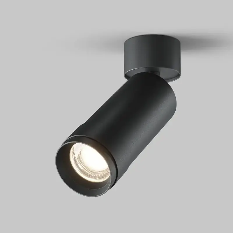 Deckenleuchte – Schwarzes Aluminium, 12 W LED, CRI Ra 90, Höhe 16,4 cm - Focus Zoom | Maytoni