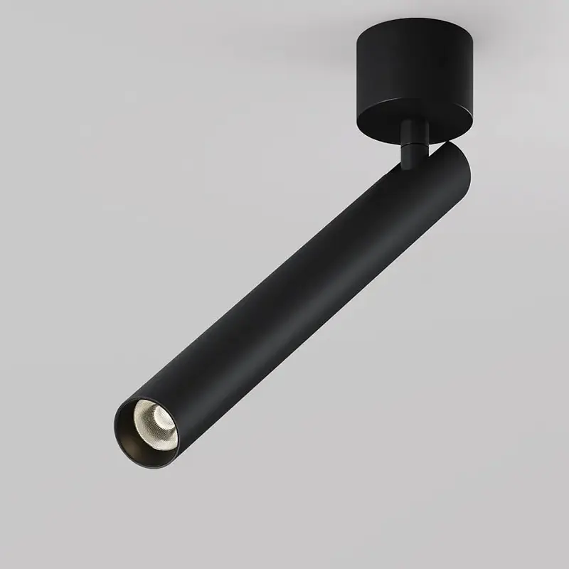 Deckenleuchte – Schwarzes Aluminium, 6 W LED, CRI Ra 90, Höhe 34.1 cm - Focus T | Maytoni