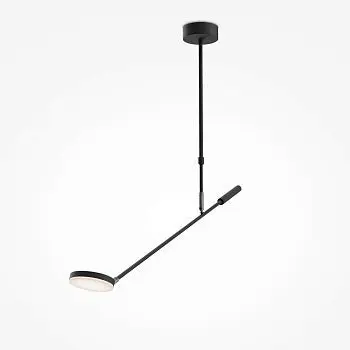 Deckenleuchte – Schwarzes Metall, 8 W LED, Warmweißes Licht, Höhe 120 cm - Fad | Maytoni