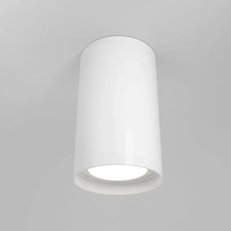 Deckenleuchte – Weißes Aluminium, 1 × GU10, 10 W Leistung, Höhe 10 cm - Focus S | Maytoni
