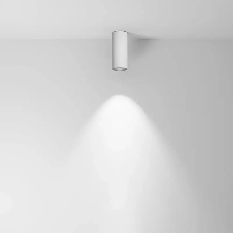 Deckenleuchte – Weißes Aluminium, 12 W LED, Neutralweiß, 12.5 cm Höhe - Focus | Maytoni