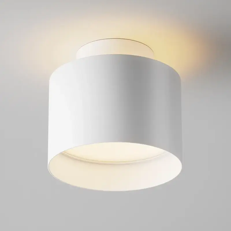 Deckenleuchte – Weißes Aluminium, 12 W Leistung, Warmweiß, Ø10 cm - Planet | Maytoni