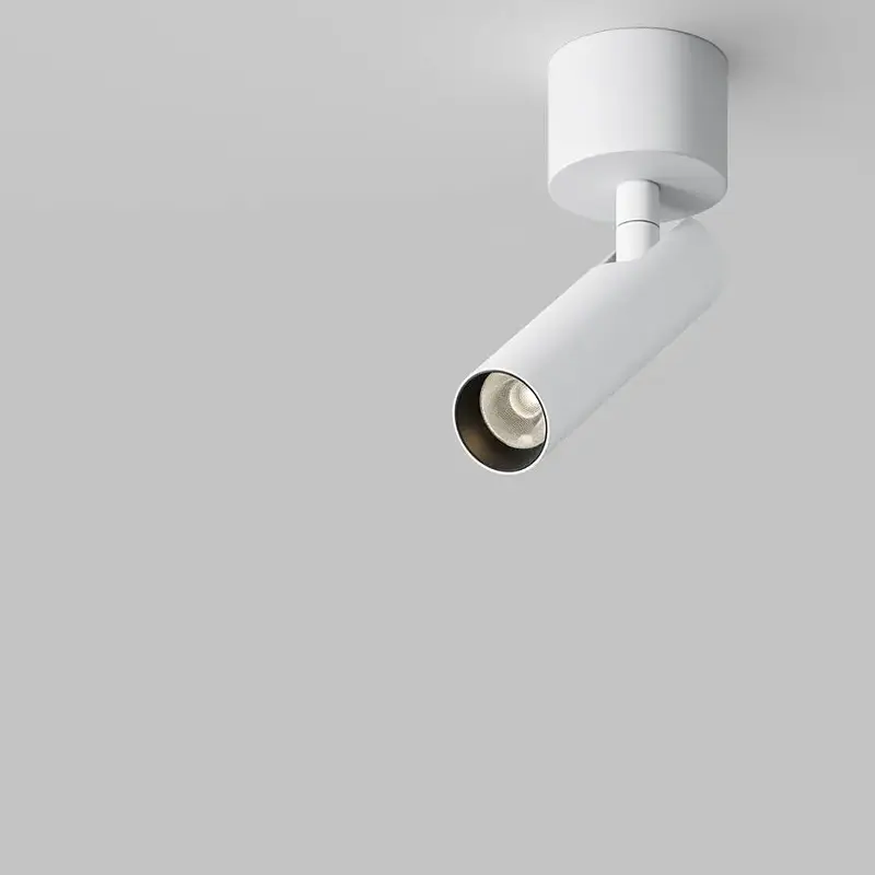 Deckenleuchte – Weißes Aluminium, 6 W LED, CRI Ra 90, Höhe 16.6 cm - Focus T | Maytoni