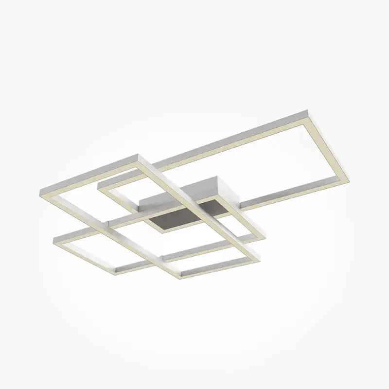 Deckenleuchte – Weißes Aluminium, 80 W Leistung, IP20 Schutzart, 68 cm Breite - Rida | Maytoni