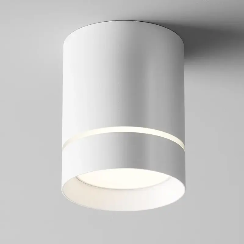 Deckenleuchte – Weißes Aluminium, 9 W Leistung, Neutralweiß, Ø7,9 cm - Orlo | Maytoni