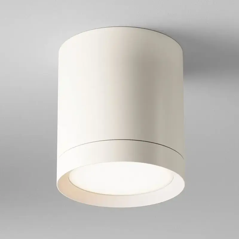 Deckenleuchte – Weißes Aluminium, GX53 Fassung, IP20 Schutz, 9,6 cm Höhe - Hoop | Maytoni