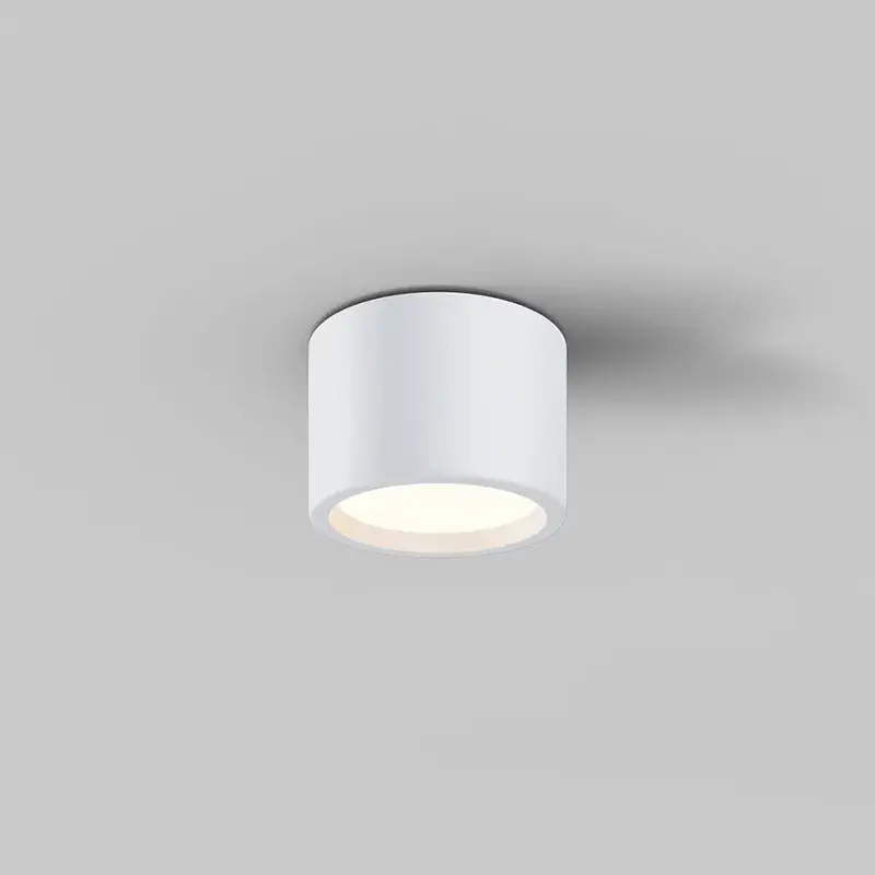 Deckenleuchte – Weißes Aluminium, IP44 Schutz, Warmweiß, Ø10,5 cm - Hydra | Maytoni