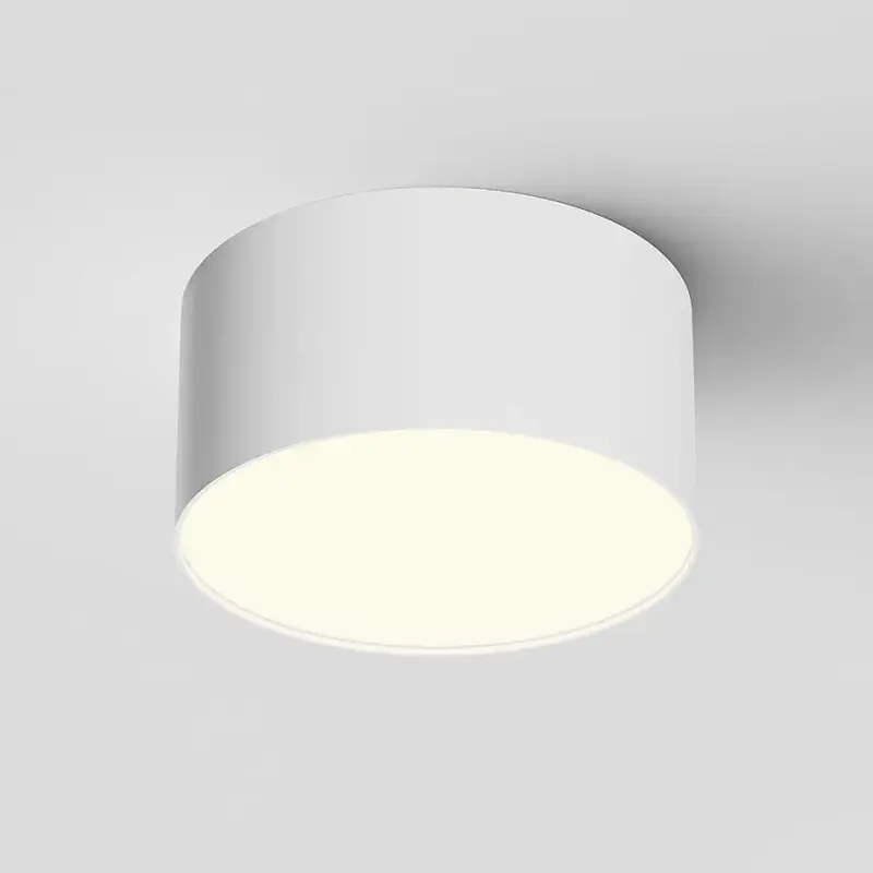 Deckenleuchte – Weißes Finish, Aluminium Gehäuse, 12W Leistung, Ø12 cm - Zon | Maytoni