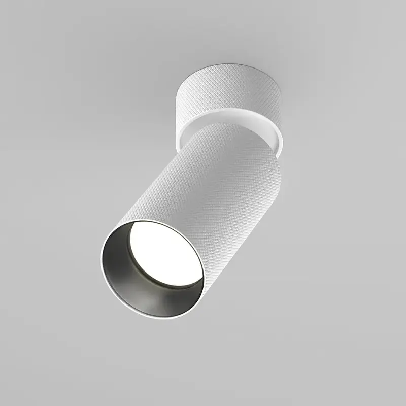 Deckenleuchte – Weißes Finish, Aluminiumgehäuse, Kompaktes Design, GU10 Fassung - Artisan | Maytoni