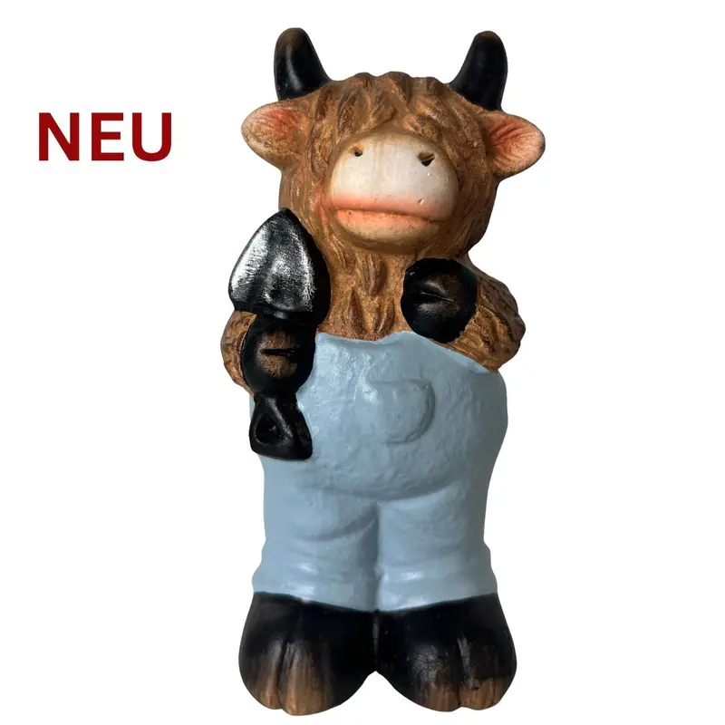Dekofigur "Galloway-Junge", Terrakotta, 14 cm