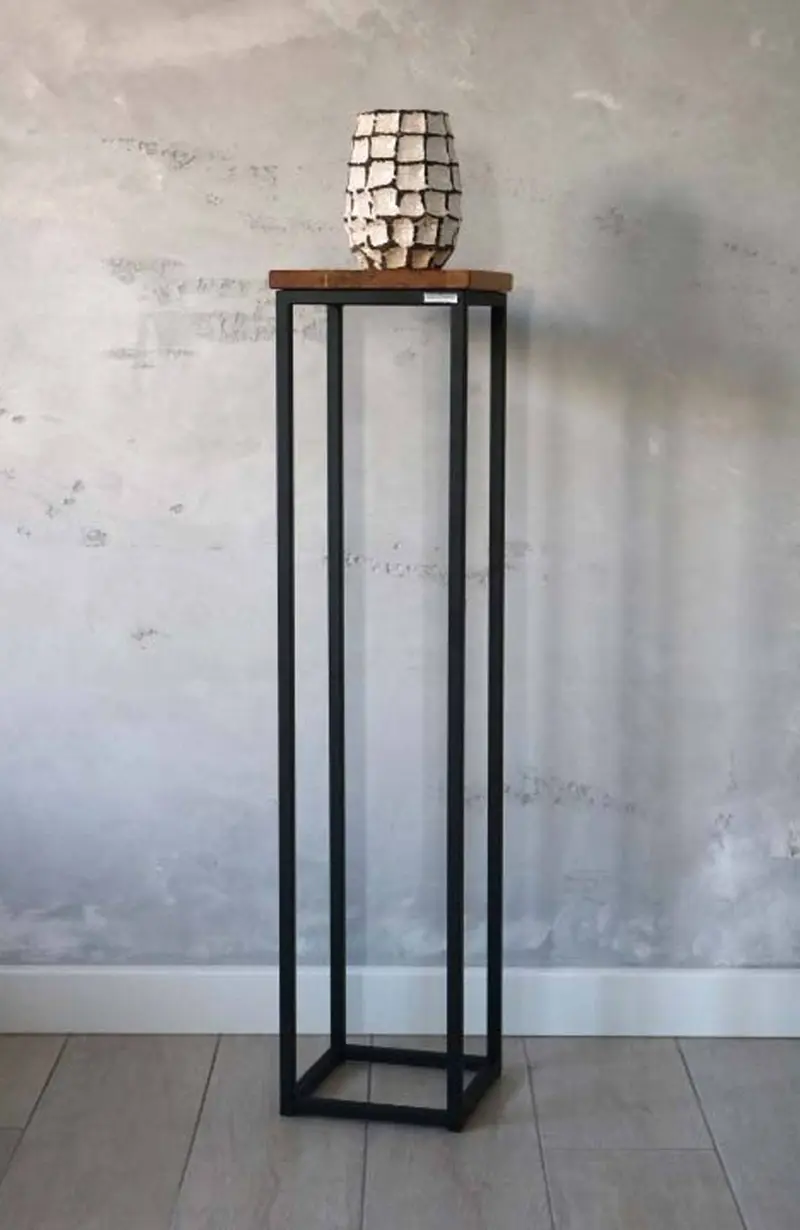 Dekoständer Blumenständer aus Eiche - naturgeölt Höhe 90 cm