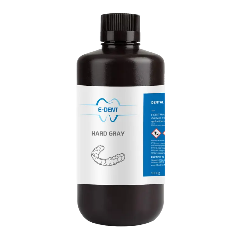 Dentalharz für 3D-Drucker E-Dent hart grau 1 kg