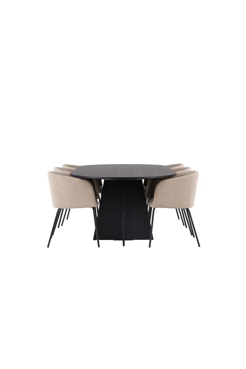 Dining Set Bootcut Mit Den Stühlen Berit Rechteckiges Essgruppen Set
