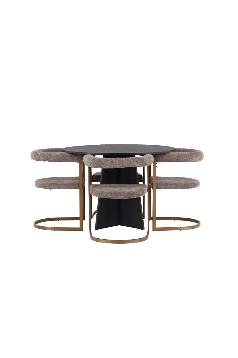 Dining Set Bootcut Mit Den Stühlen Morning Rundes Essgruppen Set
