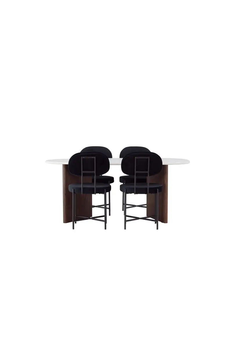 Dining Set Grönvik Mit Den Stühlen Stella Ovales Essgruppen Set