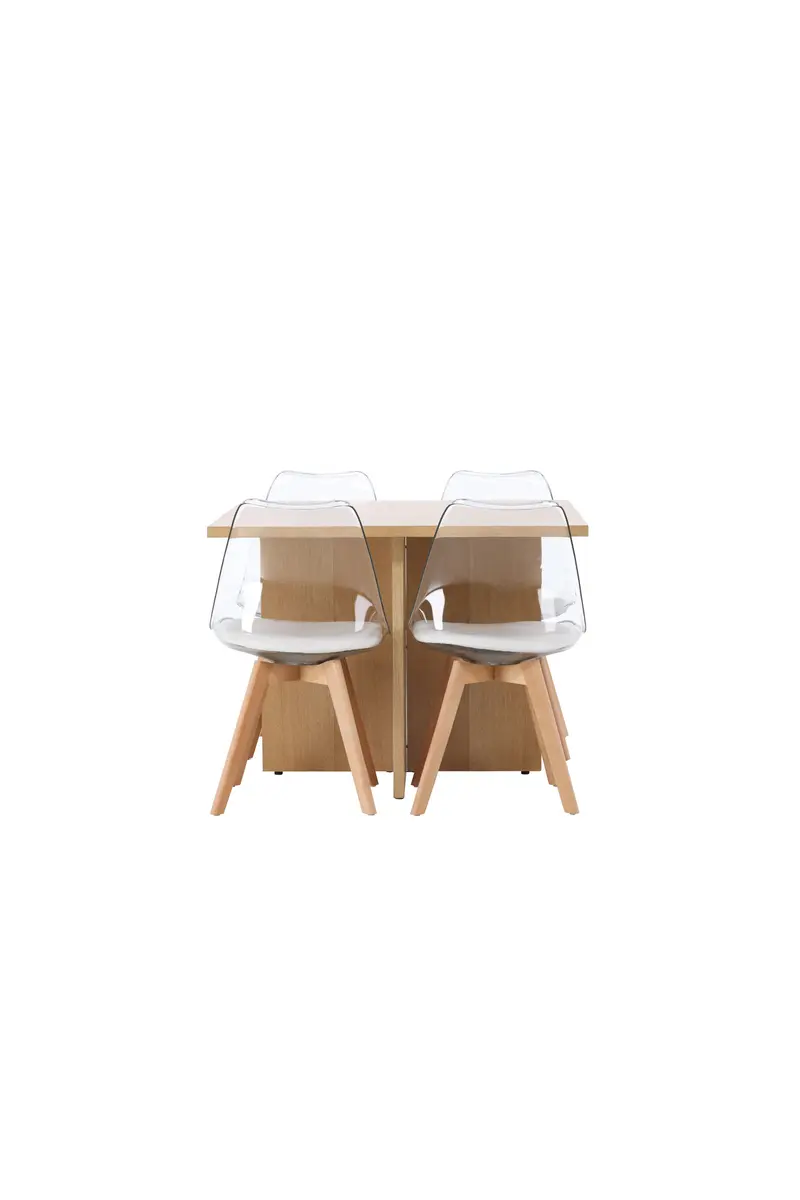 Dining Set Leo Mit Den Stühlen Edvin Rechteckiges Essgruppen Set