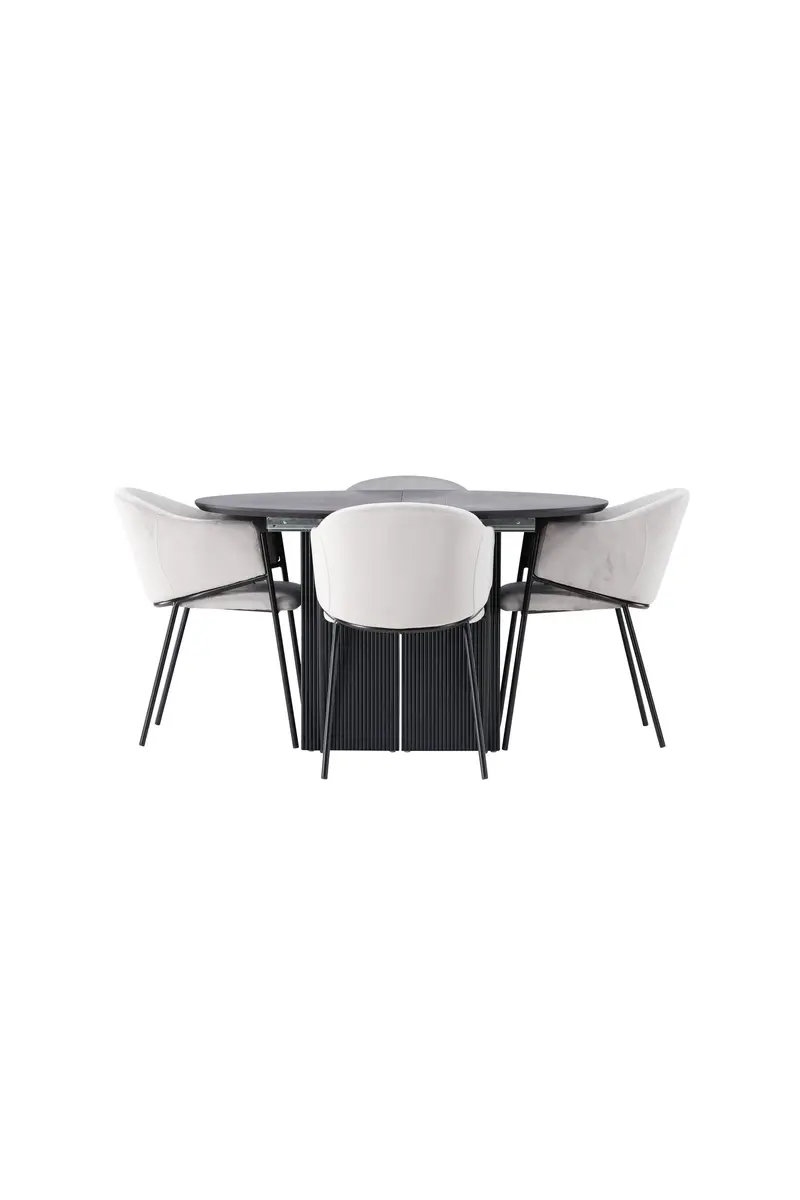 Dining Set Matilda Mit Den Stühlen Evelina Rundes Essgruppen Set